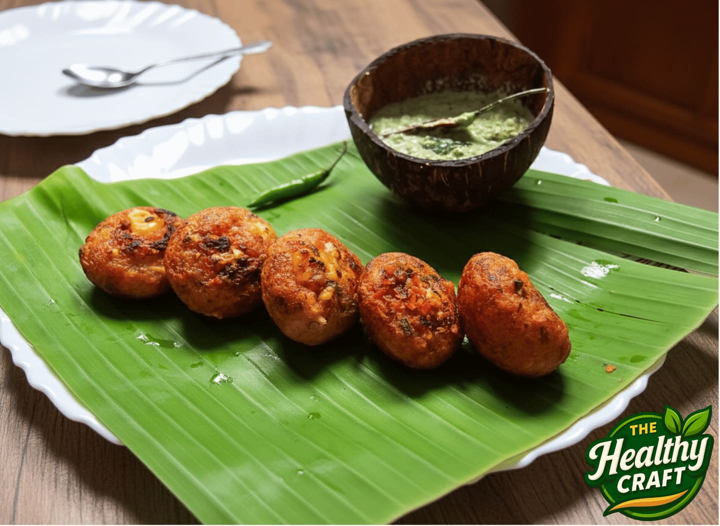 Paddu with coconut chutney
